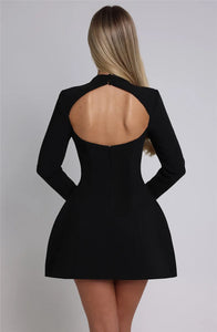Backless Sexy Mini Dress