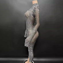 Load image into Gallery viewer, Luxury Full Rhinestones Jumpsuit