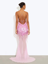 Load image into Gallery viewer, Sexy Deep V-neck Sequin Sling Mermaid Dress