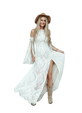 Load image into Gallery viewer, Crochet Lace Wedding Dress