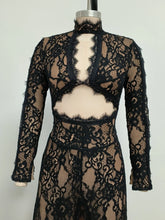 Load image into Gallery viewer, Lace Cut Out Design Long Dress
