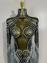 Load image into Gallery viewer, Tassel Mesh Transparent Dress