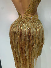 Load image into Gallery viewer, Sparkly Rhinestone Mesh Dress