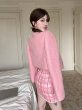 Load image into Gallery viewer, Tweed Suit Set Blazer