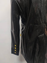 Load image into Gallery viewer, Patchwork Pockets Leather Jacket