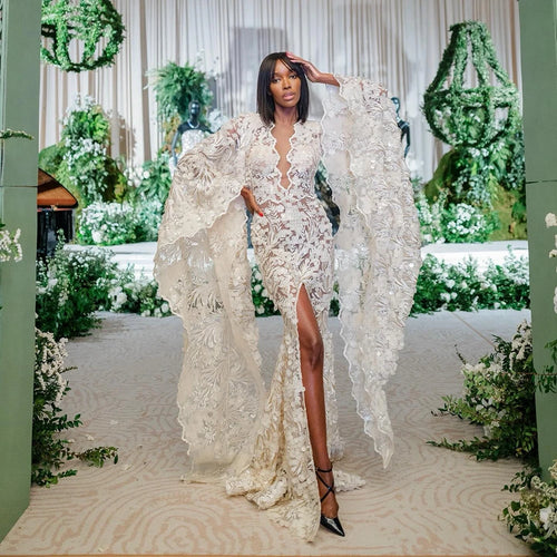 Trendy Lace Appliques Dress