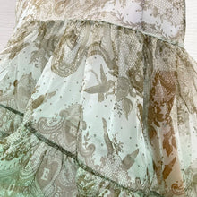 Load image into Gallery viewer, Pure Silk Mint Green Pearl  Skirt Set