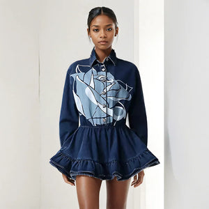Printed Design Dress