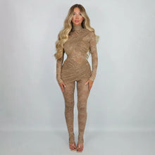 Load image into Gallery viewer, See Through Lace Jumpsuit