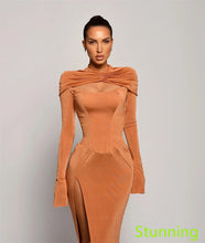 Load image into Gallery viewer, Velvet Evening Dress