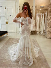 Load image into Gallery viewer, Princess  Sweetheart Mermaid Wedding Dress