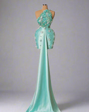 Load image into Gallery viewer, Mint Green Mini Cocktail Dress