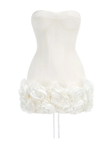 Autumn Strapless Party Dress