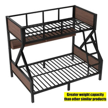 Load image into Gallery viewer, Duty Metal Twin Over Full Bunk Bed