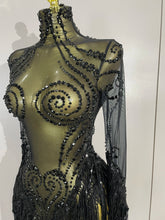 Load image into Gallery viewer, Tassel Mesh Transparent Dress