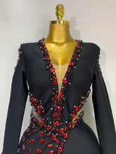 Load image into Gallery viewer, Black Bandage Dress