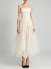 Load image into Gallery viewer, Solid Spliced Mesh Dress