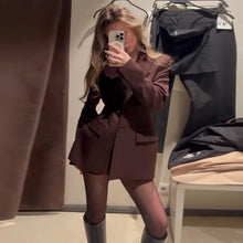 Load image into Gallery viewer, Jacket Mini Skirt Set