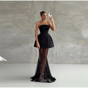 Floor-Length Mermaid Skirts 2 Pieces Set