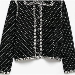 Elegant Tweed Jackets Mini Skirt Set