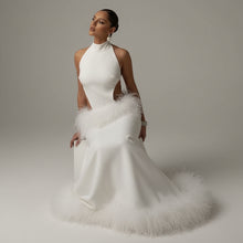 Load image into Gallery viewer, Sexy Backless Halter Evening Dress