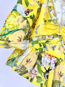 Yellow Flower Print