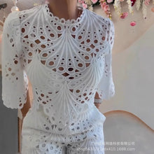 Load image into Gallery viewer, Lace Hollow Out Set