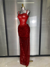 Load image into Gallery viewer, Sexy Red Two Pieces Set