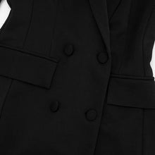 Load image into Gallery viewer, Long Sleeve Sexy Mini Blazer Dress