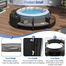 Load image into Gallery viewer, Rattan Patio Sofa Set