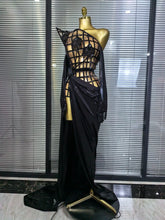 Load image into Gallery viewer, Mesh See Through Top Skirt Long Gloves Set