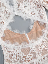 Load image into Gallery viewer, Lace Cut Out Design Long Dress