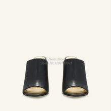 Load image into Gallery viewer, Gold Metal Heeled Leather Sandals