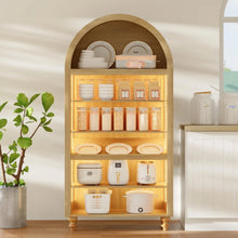 Load image into Gallery viewer, Arched Wine Bar Cabinet