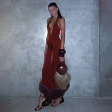 Load image into Gallery viewer, Beads 2Pieces Halter Swimsuit