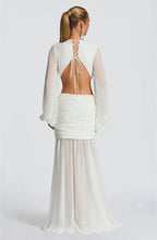 Load image into Gallery viewer, Long Sleeve Sexy Maxi Dress