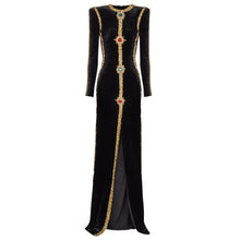 Load image into Gallery viewer, Velvet Long Dress