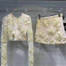 Load image into Gallery viewer, High Waist Skirt Set