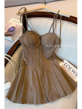 Load image into Gallery viewer, Brown Fashion Vintage Sleeveless