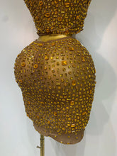 Load image into Gallery viewer, Luxury Rhinestone Mesh See Through