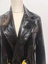 Load image into Gallery viewer, Patchwork Pockets Leather Jacket