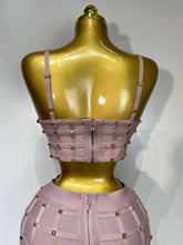 Load image into Gallery viewer, Luxury Birthday Bandage Two Piece Set