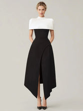 Load image into Gallery viewer, Colorblack Slimming Elegant Long Dress