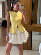 Load image into Gallery viewer, Casual Sleeveless Vests Skirts Suits
