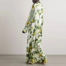 Load image into Gallery viewer, Boho Style Floral Print Loose Long Dress