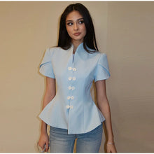 Load image into Gallery viewer, Single Breasted Blouse