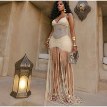Load image into Gallery viewer, Hollow Out See-through Long Dress