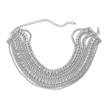 Load image into Gallery viewer, Luxury Multilayers Crystal Choker
