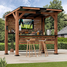 Load image into Gallery viewer, Modern Shade The Aura Cedar Wood Entertainment Bar