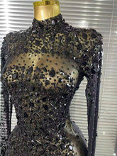 Load image into Gallery viewer, Sparkly Crystal Mesh See Through